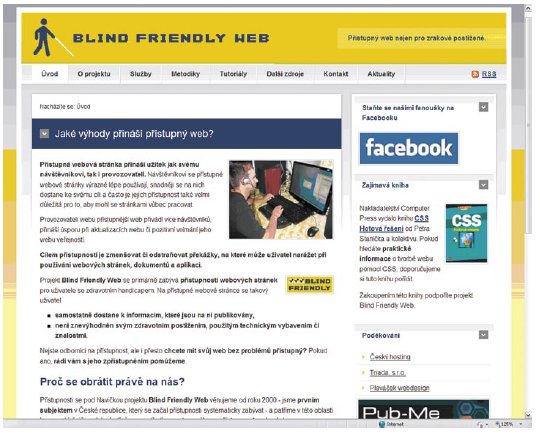 Projekt Blind Friendly Web