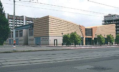 architektonický návrh na novou budovu MSVK - AID s.r.o