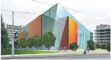 architektonický návrh na novou budovu MSVK - Bílek Associates s.r.o.