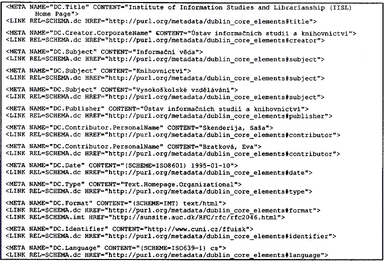 obrzek 4 - metadata Dublin Core