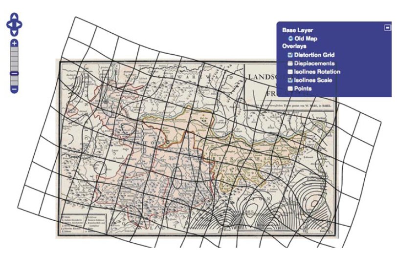 Obr.3 MapAnalystOnline (prototyp) – aplikace pro analytickou práci s georeferencovanými mapami