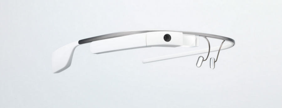 Obr. 3 Google_glass: Brýle Google Glass (Zdroj: http://www.google.com/glass/start/what-it-does/) 
