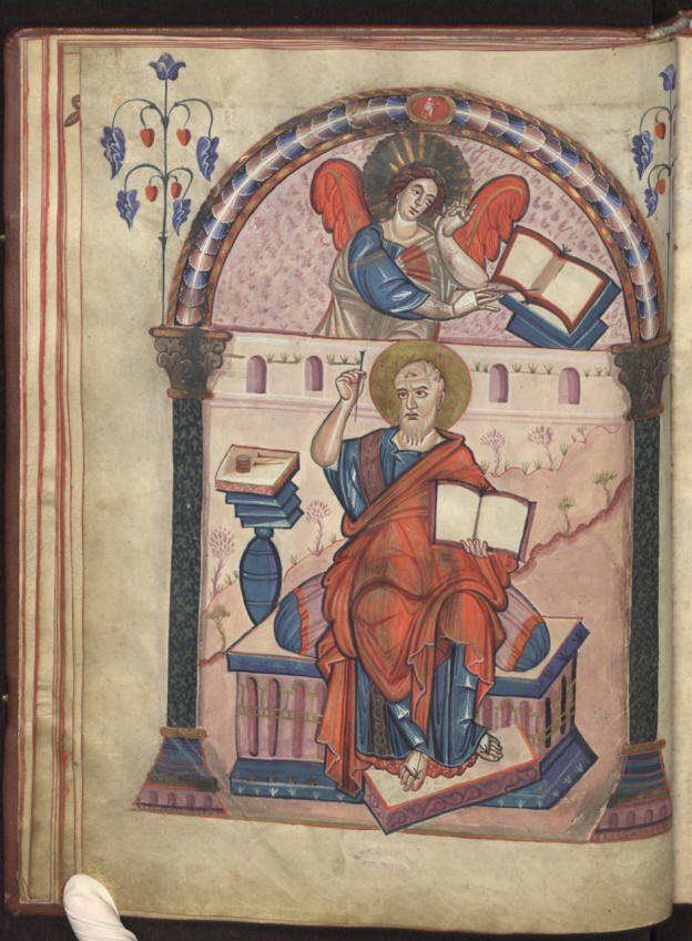 Obr. 10 Tzv. Codex Aureus z r. 810, jeden ze sedmi rukopisů zhotovených na příkaz Karla Velikého