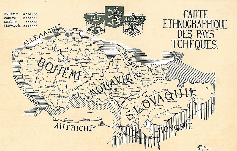 Etnografická mapa Československa
